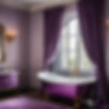 Luxurious Lavender Velvet Luxurious Lavender Velvet Window Curtain