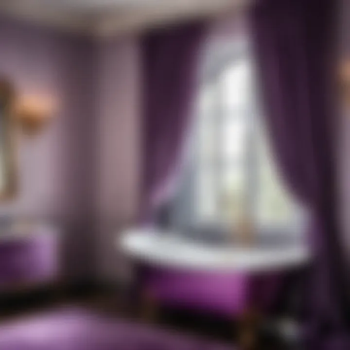 Luxurious Lavender Velvet Luxurious Lavender Velvet Window Curtain