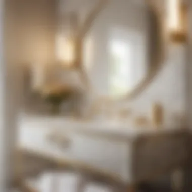 Elegant Marble Bathroom Countertop Luxurious Marble Bathroom Countertop