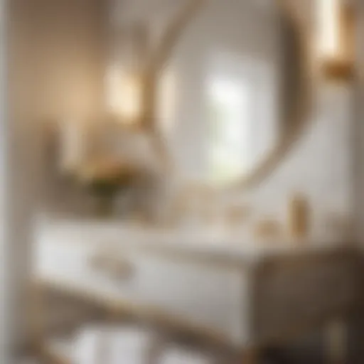 Elegant Marble Bathroom Countertop Luxurious Marble Bathroom Countertop