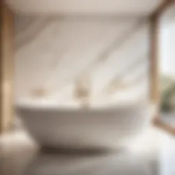 Luxurious Marble Material Bathtub