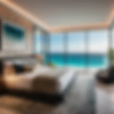 Master Bedroom Retreat with Stunning Ocean Views Luxurious Master Bedroom with Ocean View