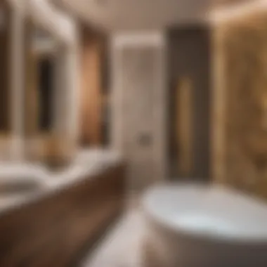 Luxurious Bathroom Material Selection