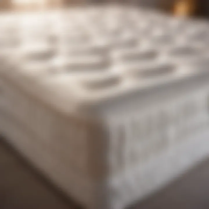 Intricate Craftsmanship of Mattress Construction Luxurious mattress construction