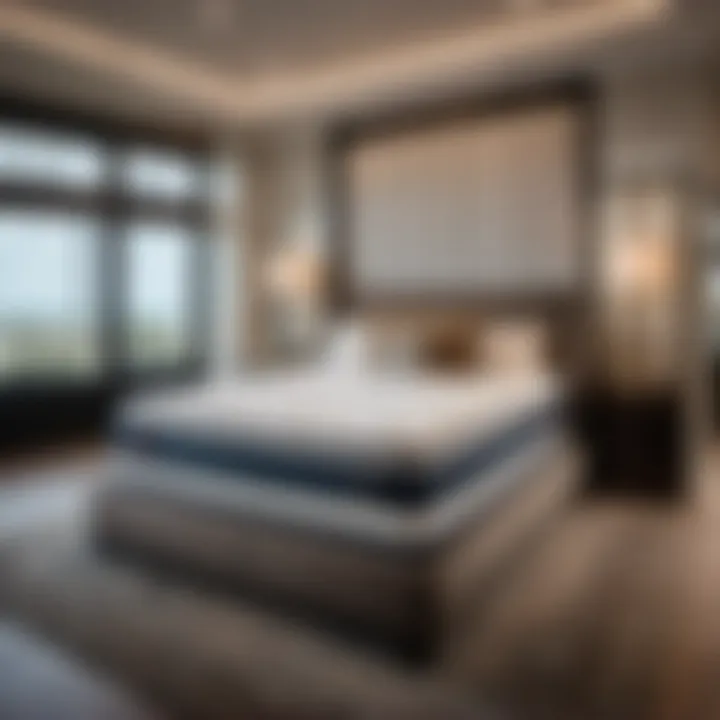 Elegant Mattress Display in Upscale Store