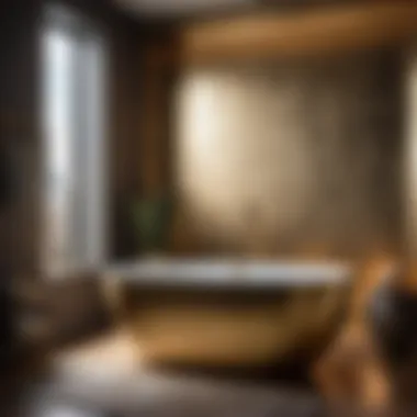 Elevating Elegance: Metallic-Infused Spackle for Premium Finishes Luxurious metallic-infused spackle for premium bathroom finishes
