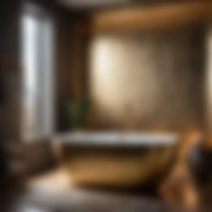 Elevating Elegance: Metallic-Infused Spackle for Premium Finishes Luxurious metallic-infused spackle for premium bathroom finishes