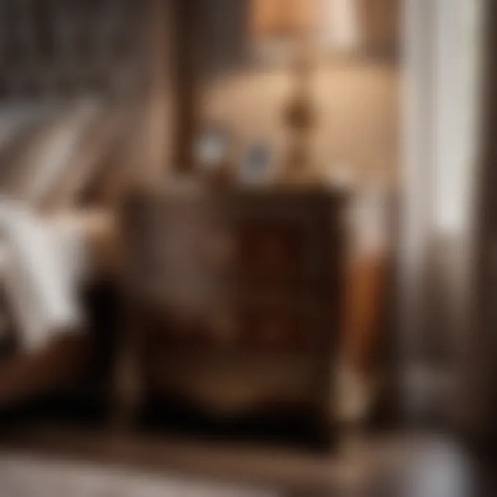 Timeless Elegance in Nightstand Design Luxurious Nightstand with Vintage Charm
