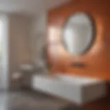 Luxurious Paint Finish in Bathroom