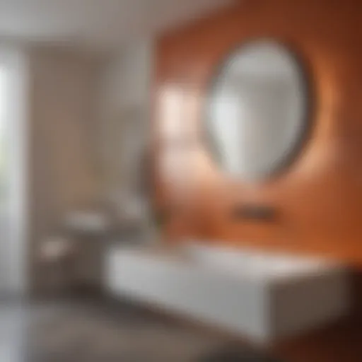 Luxurious Paint Finish in Bathroom