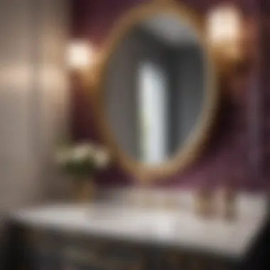 Luxurious bathroom vanity paint selection