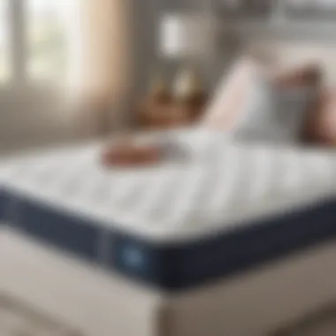 Luxurious plush comfort of Sealy Soybean Plush Crib Mattress.