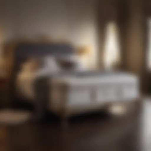 Luxurious Portable Bed with Memory Foam Mattress