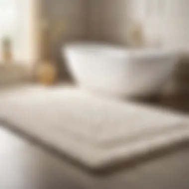 Luxurious Sears Bath Rug in Elegant White Luxurious Sears Bath Rug in Elegant White