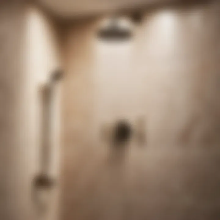 Luxurious shower fixtures for small bathroom