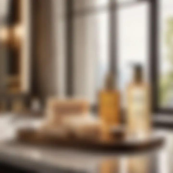 Opulence of Premium Elements Luxurious soap and lotion set containing premium ingredients