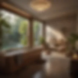 Luxurious Spa Treatment Room with Natural Elements