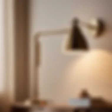 Luxurious Swing Arm Wall Lamp Casting Warm Glow