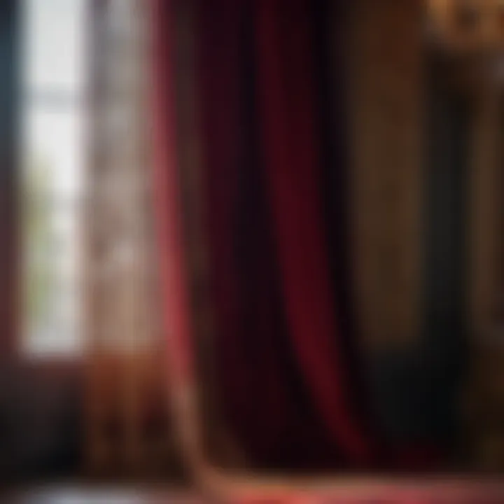 Luxurious Velvet Drapes Bedroom Curtain Style