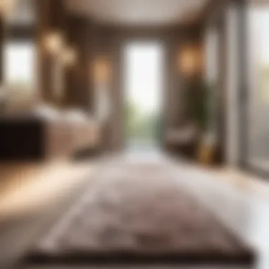 Indulge in Plush Comfort and Style Luxurious Velvety Bathroom Runner