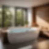 Luxurious Walk-In Bathtub with Hydrotherapy Jets