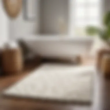 Luxurious White Bathroom Rug Luxurious White Bathroom Rug