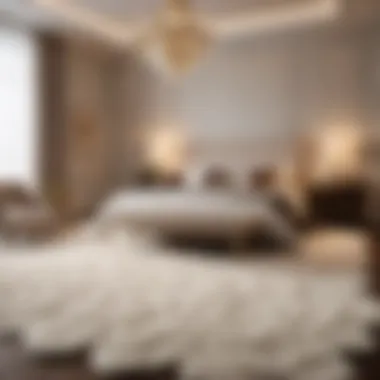 Luxurious Wool Carpet in Elegant Bedroom