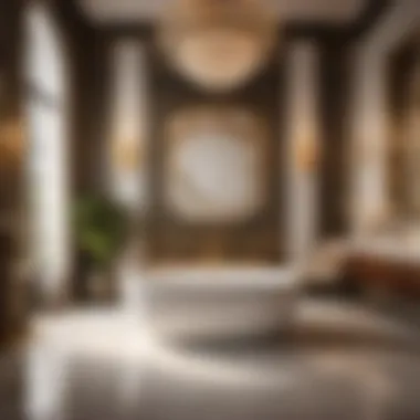 Harmony in Decor Harmony in luxurious bath decor