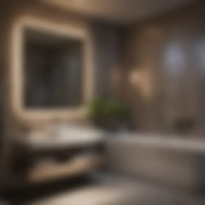 Cost breakdown chart for luxury bathroom renovation expenses
