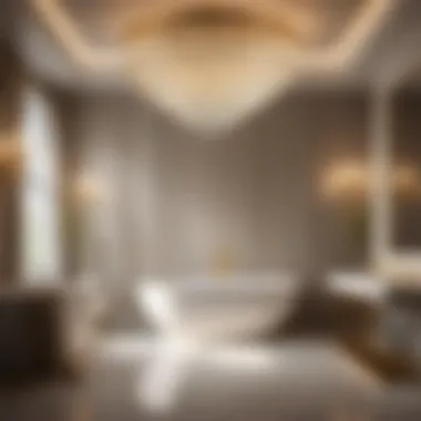 Exquisite Crystal Chandelier Elegant Crystal Chandelier Illuminating Luxury Bathroom