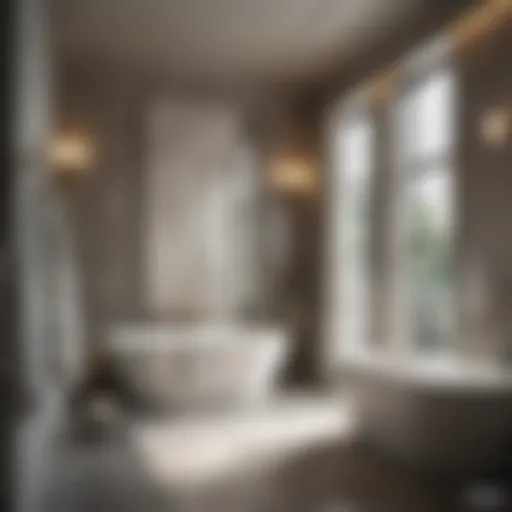 Elegant luxury bathroom design showcasing high-end finishes