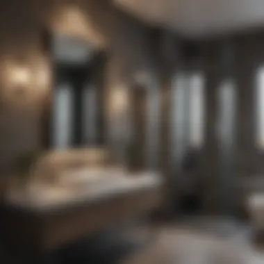 High-End Material Choices for Bathroom Renovations Trendy materials used in upscale bathroom renovations