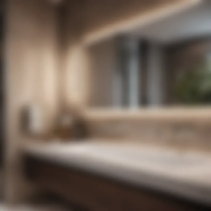Sophisticated Stainless Steel Fixtures Sleek Stainless Steel Fixtures in High-End Bathroom Design