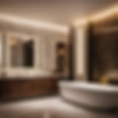 Opulent Illumination Choices Luxury bathroom vanity lighting options