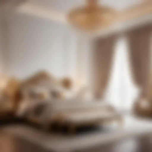 Luxury bedroom furniture showcase with elegant design