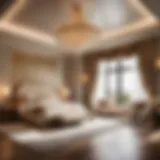 Elegant dual master bedroom with opulent decor