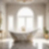 Opulent Marble Finish Bathtub Exquisite Marble Finish Bathtub
