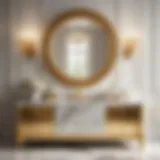 Luxury Marble and Gold Bathroom Vanity