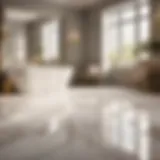 Luxury Marble Tile Flooring for Bathroom Renovation