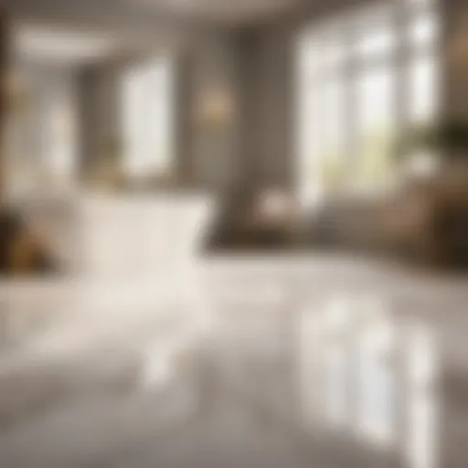 Luxury Marble Tile Flooring for Bathroom Renovation