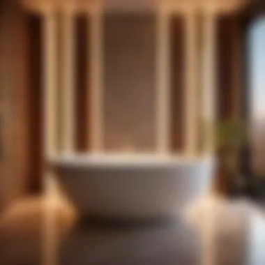 Tranquil Retreat: Spa-Inspired Luxury Bathtub Luxury Spa-Inspired Bathtub with Relaxing Ambiance