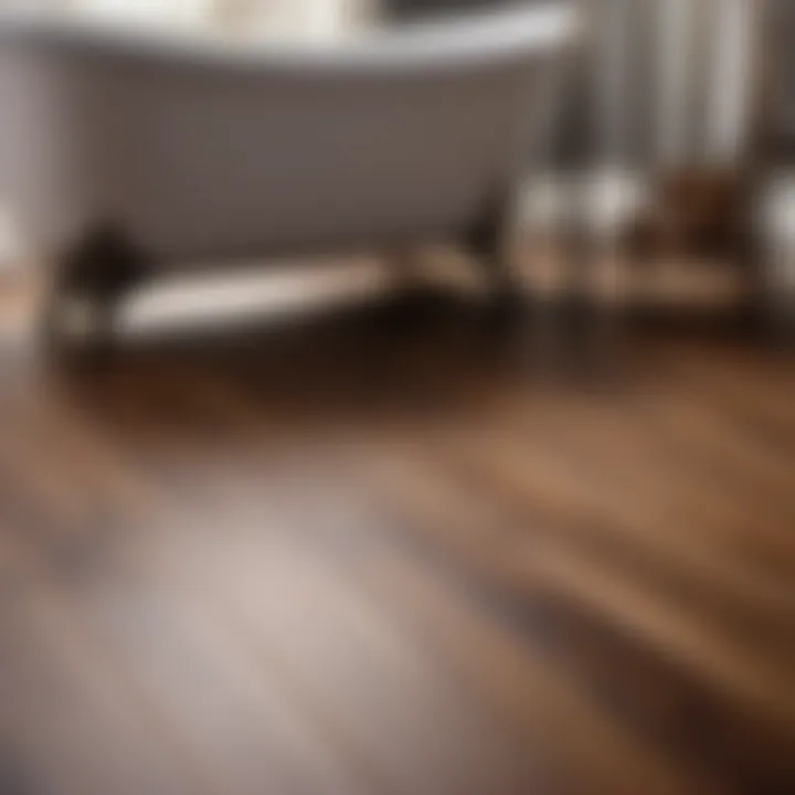 Luxury Vinyl Plank Bathroom Flooring - Easy Maintenance Wood Finish