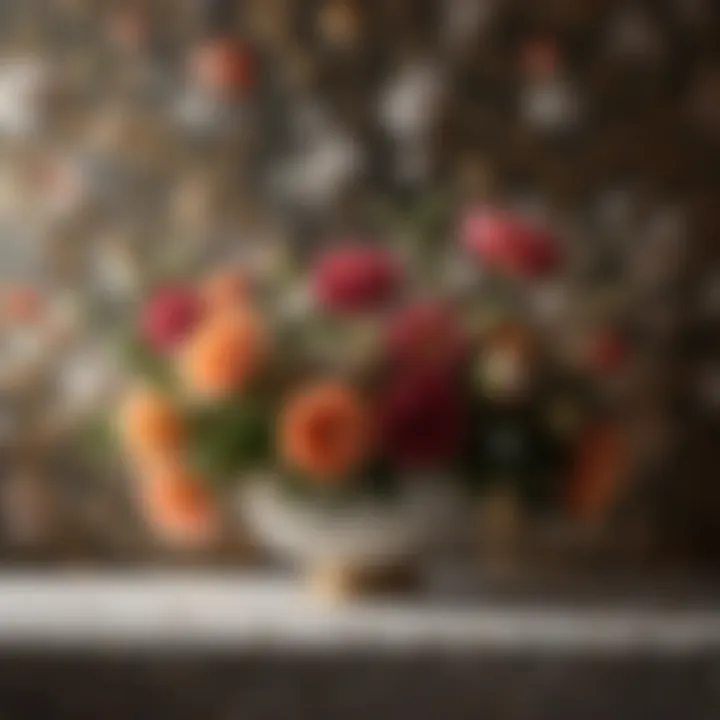 Exquisite Floral Design Luxury Wallpaper