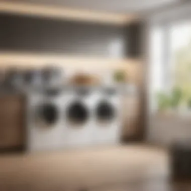 Space-Saving Laundry Solution Space-Saving Laundry Solution