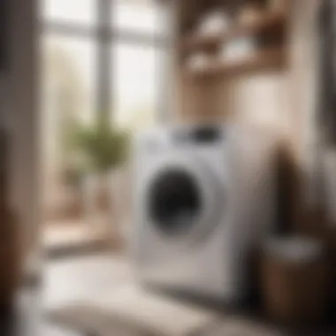 Efficient Integration Innovative lint bin attached to washing machine