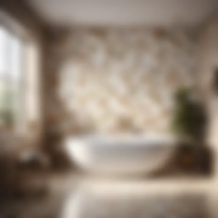 Sophisticated Magnolia Tile Design