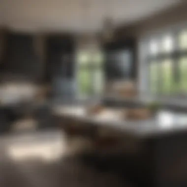 Showcasing Modern Kitchen Aesthetics Elegant kitchen design featuring modern cabinetry and stylish fixtures