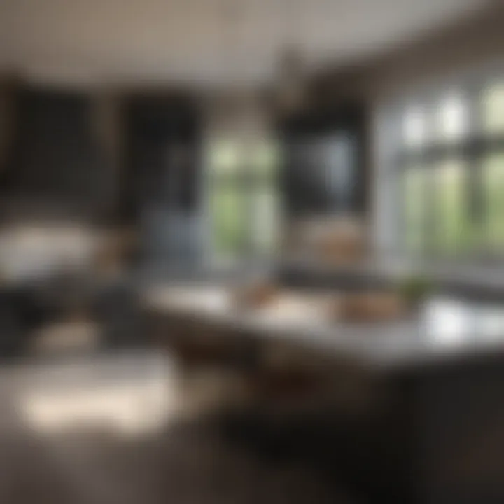 Showcasing Modern Kitchen Aesthetics Elegant kitchen design featuring modern cabinetry and stylish fixtures