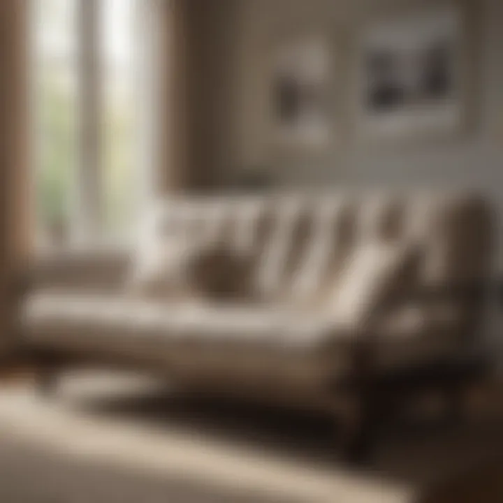 Maintenance tips for queen size futon with memory foam mattress, showcasing easy care and longevity