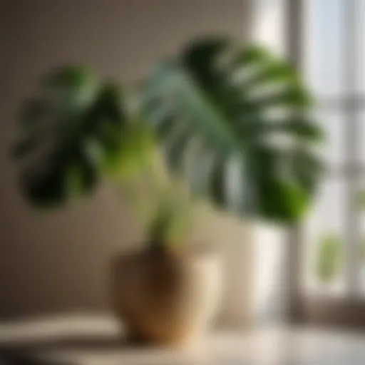 Majestic Monstera Deliciosa indoor plant